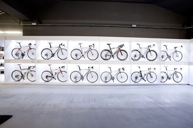 Thiết kế thi công nội thất showroom xe đạp thể thao đẹp