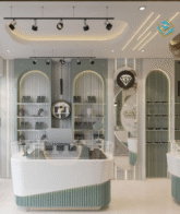 Thiết kế quầy tư vấn và khu trải nghiệm hợp lý giúp khách dễ trao đổi, thử sản phẩm và tăng khả năng chốt đơn tại showroom.