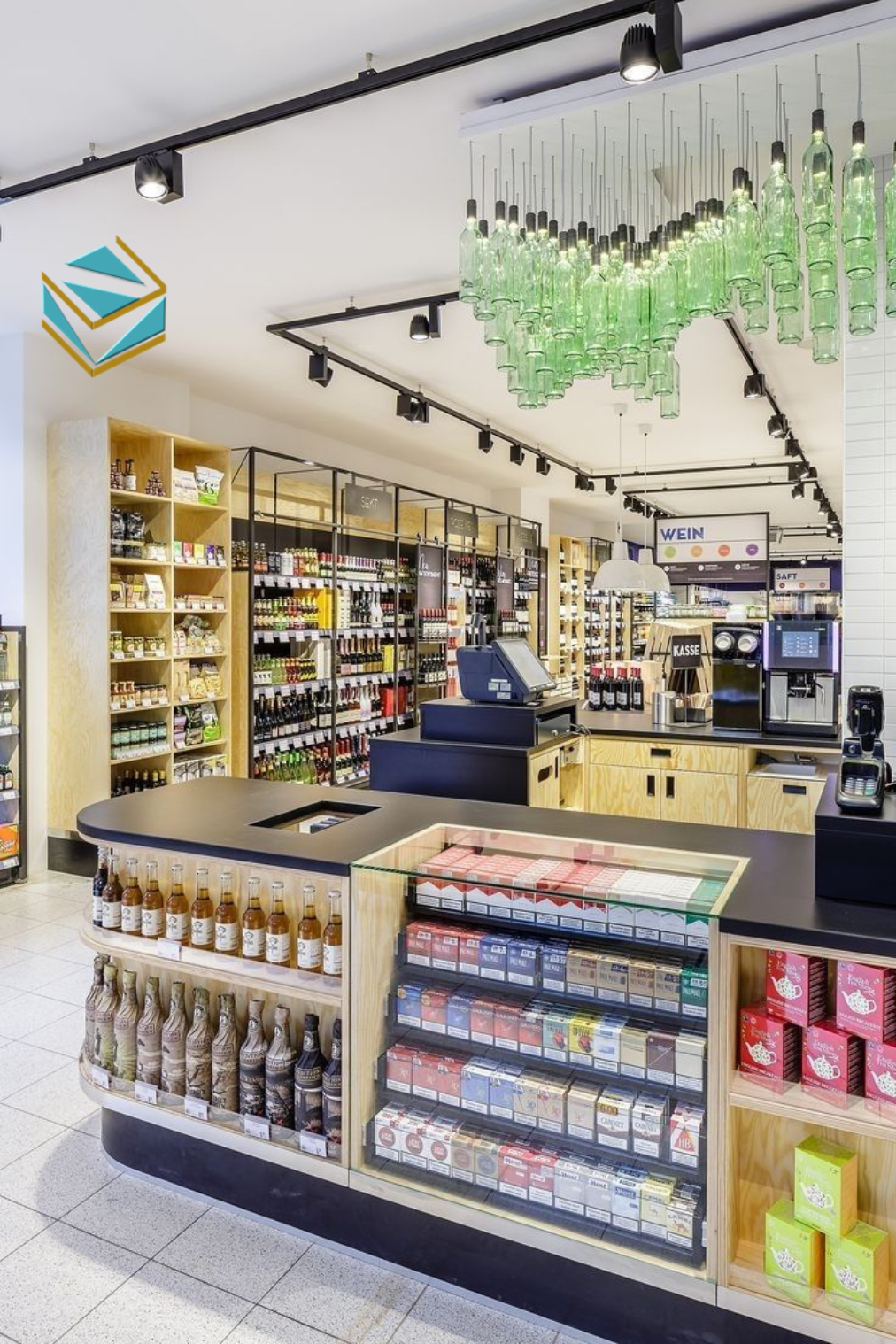 Không gian sử dụng nhiều cây xanh, vật liệu gỗ tự nhiên và ánh sáng tươi mới.