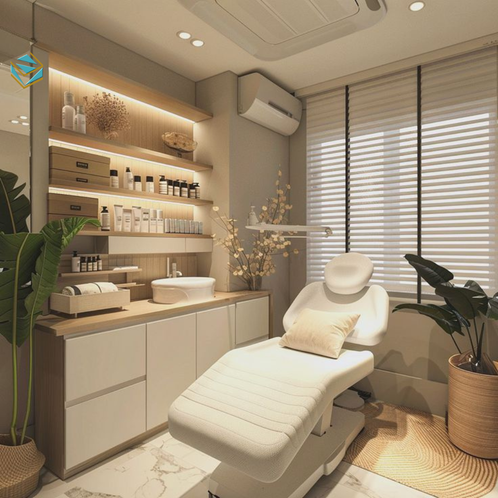 Phong cách Hàn Quốc mang lại cảm giác trẻ trung, gần gũi, rất phù hợp với salon tóc nữ và salon hướng đến khách hàng trẻ.