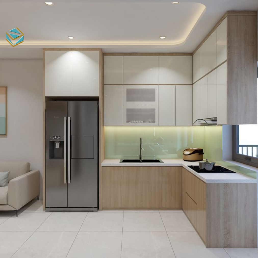 Giải pháp thi công nội thất chung cư nhỏ ưu tiên nội thất đa năng. Nhờ đó, căn hộ hạn chế diện tích vẫn đáp ứng nhu cầu sử dụng hàng ngày.