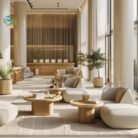 Sử dụng vật liệu thân thiện môi trường trong thiết kế nội thất khách sạn giúp tiết kiệm chi phí và nâng cao hình ảnh thương hiệu.