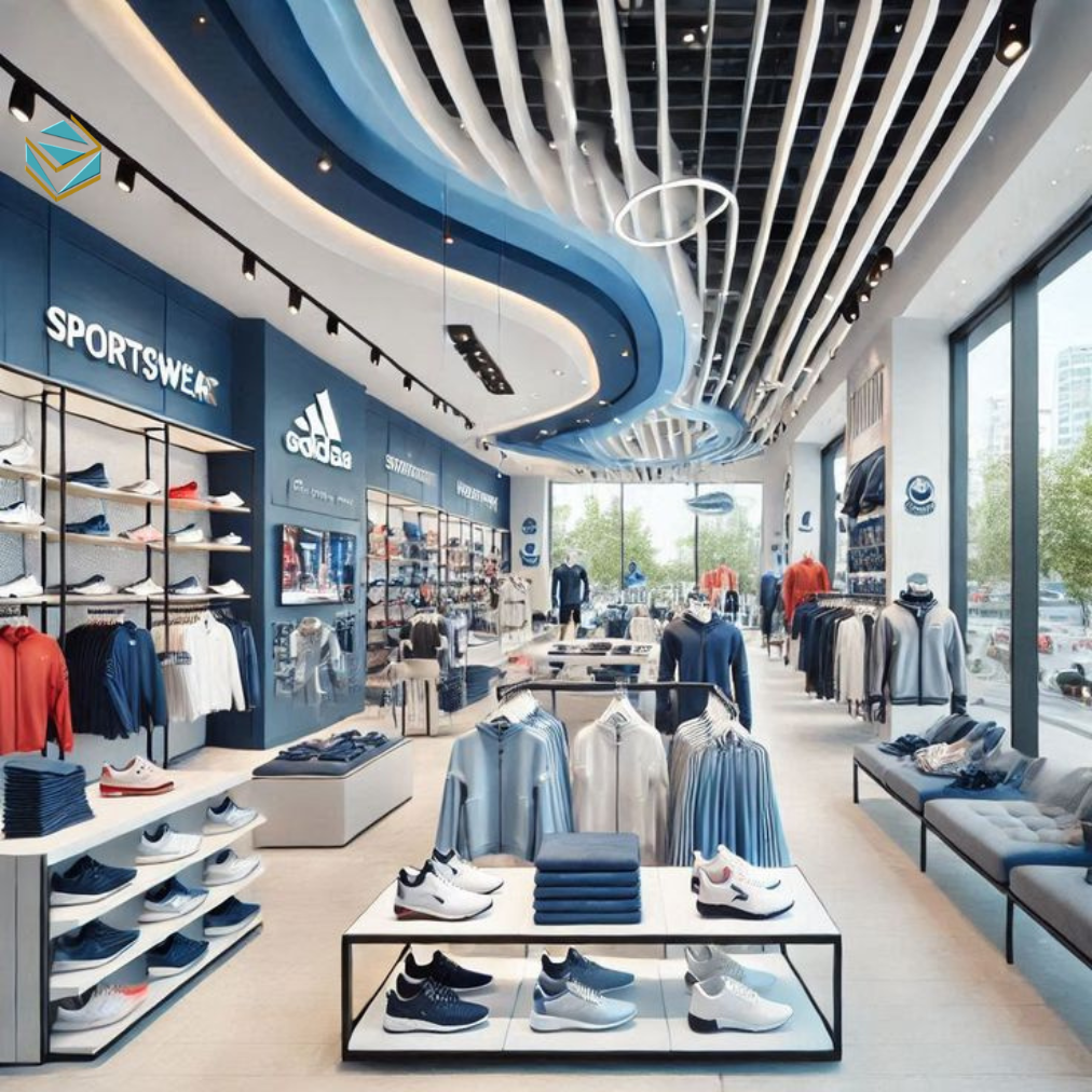 Giải pháp thiết kế thi công giúp tối ưu không gian nhỏ, vẫn đảm bảo trưng bày đầy đủ và gọn gàng.