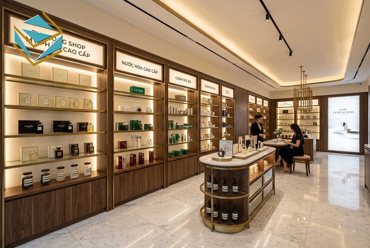báo giá thi công shop showroom trọn gói xưởng nam việt