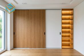 Tủ quần áo cửa lùa gỗ MDF kháng ẩm kịch trần hiện đại giá xưởng Nam Việt