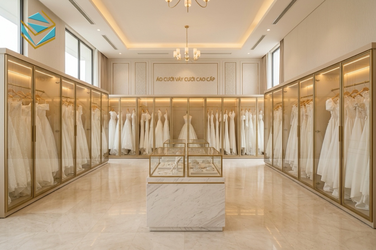 thiết kế thi công showroom yến sào đông trùng hạ thảo cao cấp trọn gói giá xưởng